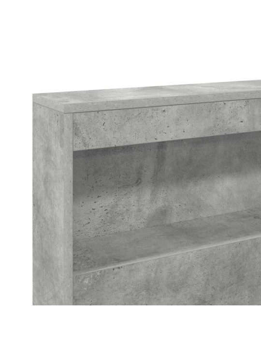 Hoiustamispeatoe riiuliga peaga betoonihall 120 cm tehispuit