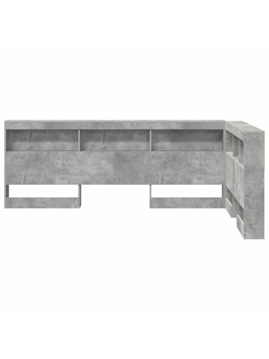 Hoiustamispeatoe riiuliga peaga betoonihall 120 cm tehispuit