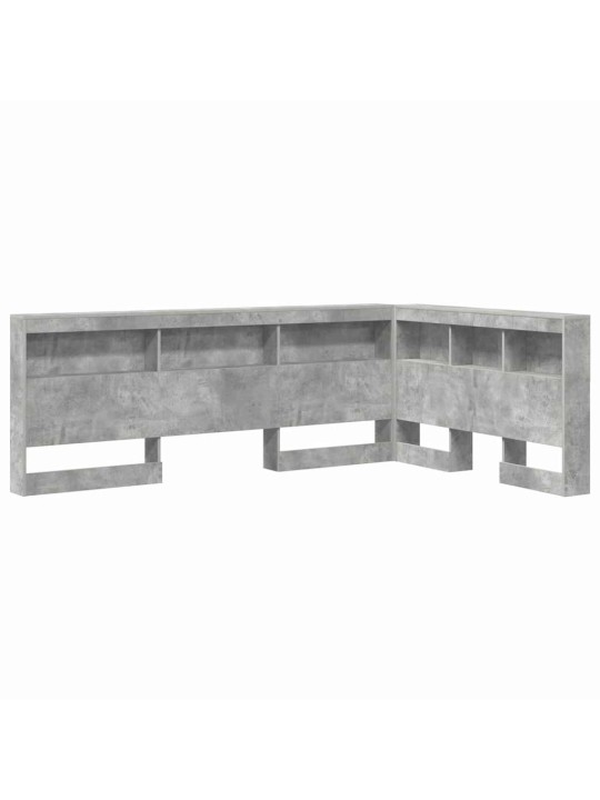 Hoiustamispeatoe riiuliga peaga betoonihall 120 cm tehispuit