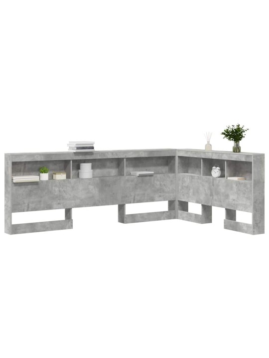 Hoiustamispeatoe riiuliga peaga betoonihall 120 cm tehispuit