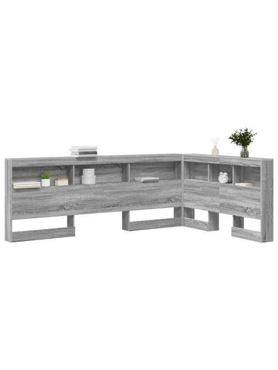 Hoiustamispeatoe riiuliga peaga hall sonoma 120 cm tehispuit