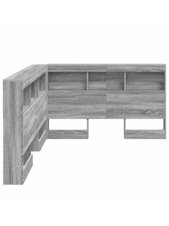 Hoiustamispeatoe riiuliga peaga hall sonoma 120 cm tehispuit