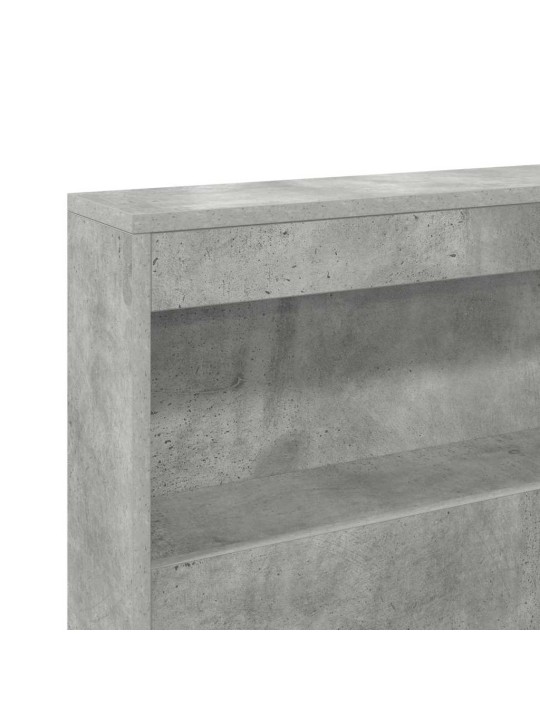 Hoiustamispeatoe riiuliga peaga betoonihall 150 cm tehispuit