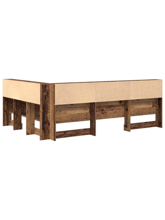 Hoiustamispeatoe riiuliga peaga vana puit 150 cm tehispuit