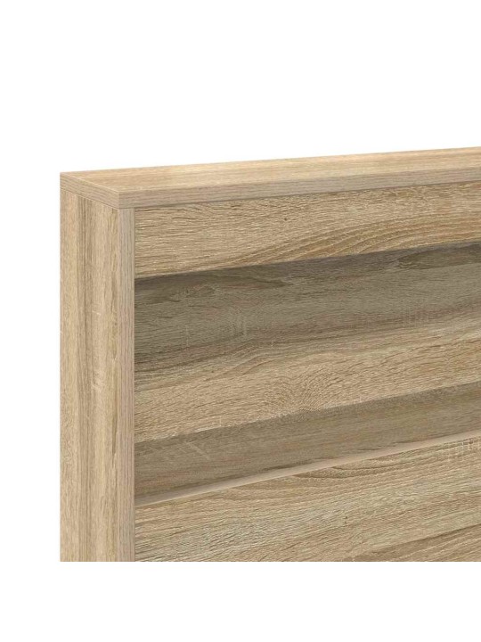 Hoiustamispeatoe riiuliga peaga sonoma tamm 160 cm tehispuit