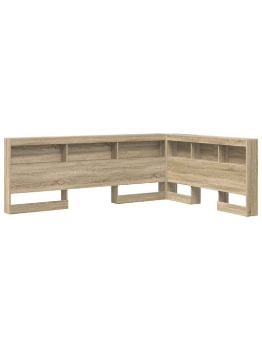Hoiustamispeatoe riiuliga peaga sonoma tamm 160 cm tehispuit