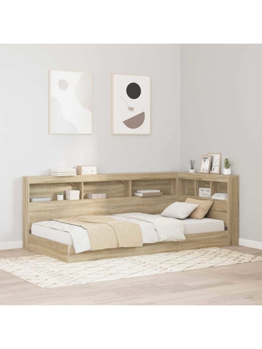 Hoiustamispeatoe riiuliga peaga sonoma tamm 90 cm tehispuit
