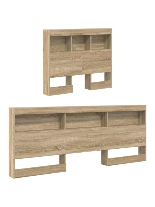 Hoiustamispeatoe riiuliga peaga sonoma tamm 90 cm tehispuit