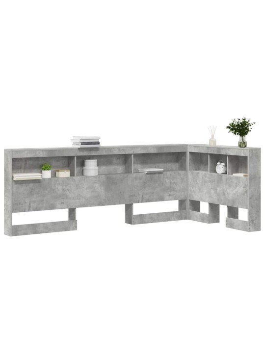 Hoiustamispeatoe riiuliga peaga betoonihall 75 cm tehispuit