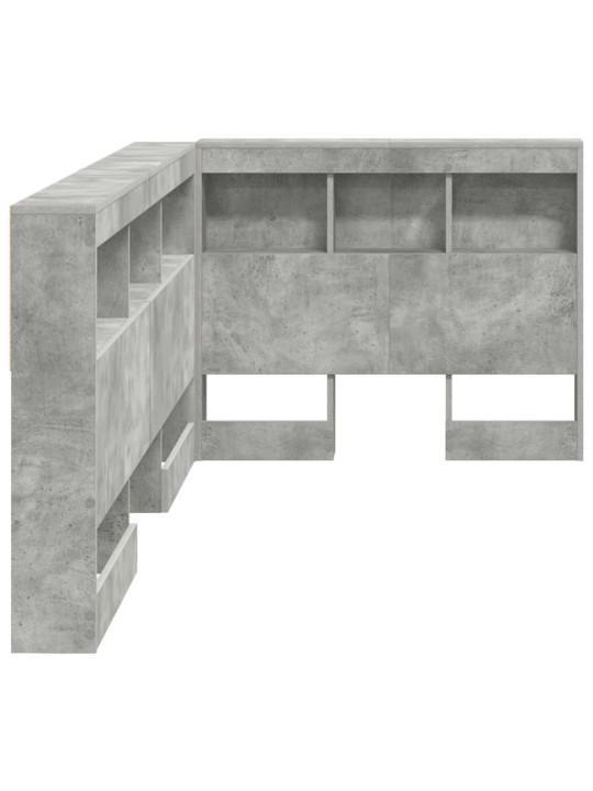 Hoiustamispeatoe riiuliga peaga betoonihall 75 cm tehispuit