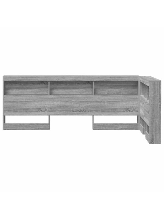Hoiustamispeatoe riiuliga peaga hall sonoma 75 cm tehispuit
