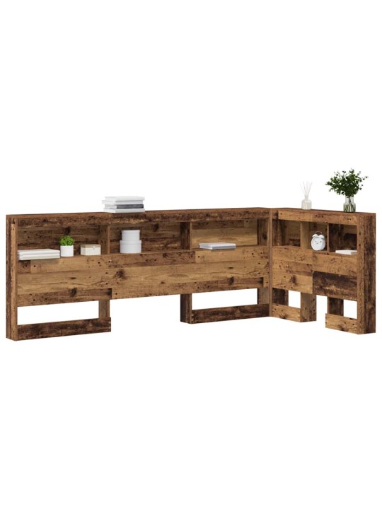 Hoiustamispeatoe riiuliga peaga vana puit 75 cm tehispuit