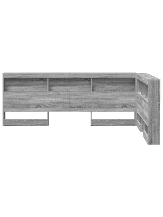Hoiustamispeatoe riiuliga peaga hall sonoma 120 cm tehispuit