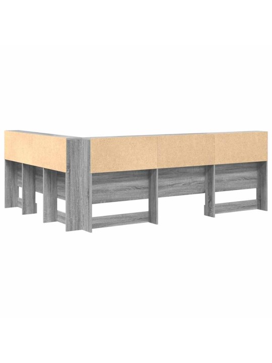 Hoiustamispeatoe riiuliga peaga hall sonoma 140 cm tehispuit