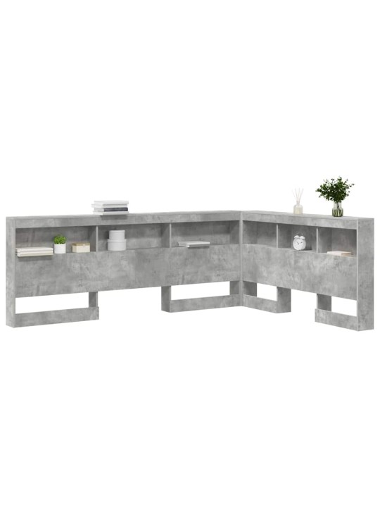 Hoiustamispeatoe riiuliga peaga betoonihall 135 cm tehispuit
