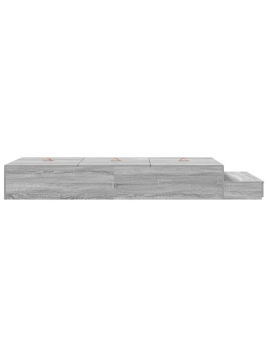 Voodi hoiukohaga raam sahtliga hall sonoma 236.5 x 90 x 31.5 cm