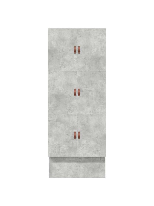 Voodi hoiukohaga raam sahtliga betoonhall 236.5 x 100 x 31.5 cm
