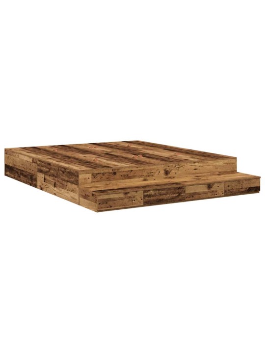Voodi hoiukohaga raam vana puit 236.5 x 200 x 31.5 cm tehispuit
