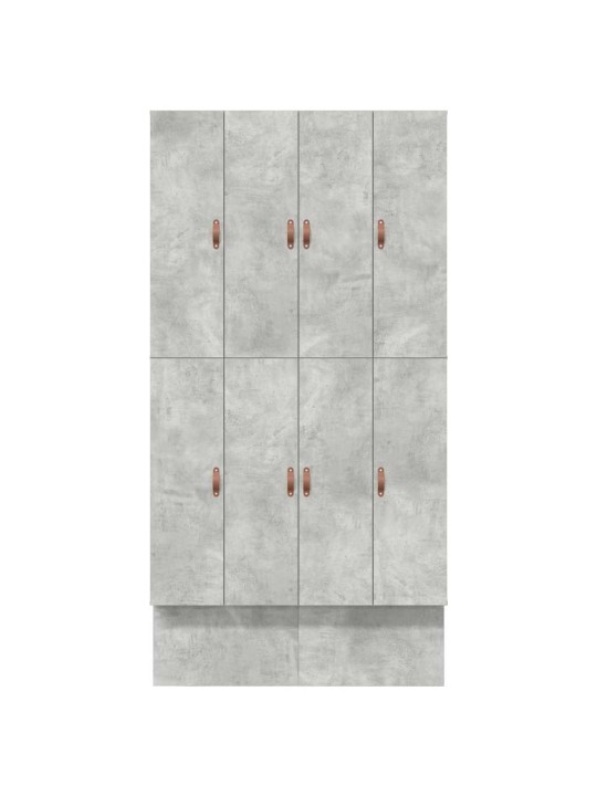 Voodi hoiukohaga raam sahtliga betoonhall 236.5 x 120 x 31.5 cm
