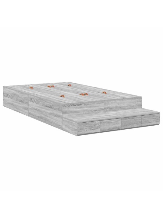 Voodi hoiukohaga raam uksega hall sonoma 236.5 x 120 x 31.5 cm