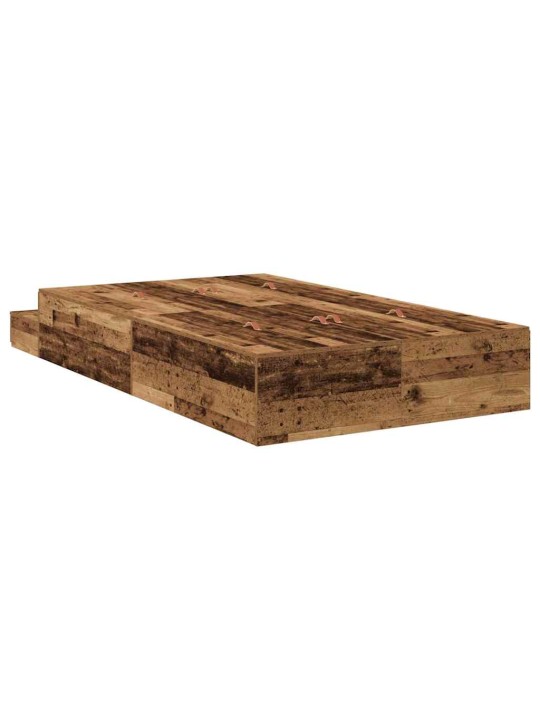 Voodi hoiukohaga raam vana puit 236.5 x 120 x 31.5 cm tehispuit