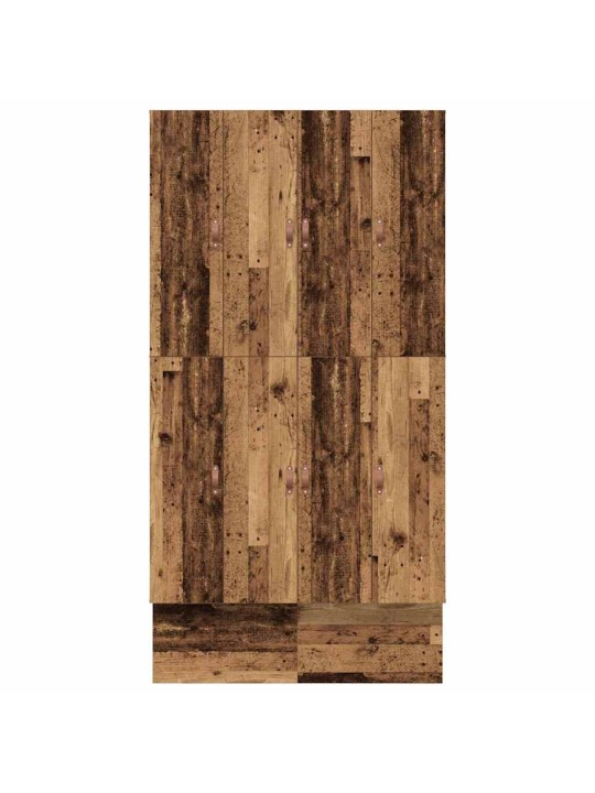 Voodi hoiukohaga raam vana puit 236.5 x 120 x 31.5 cm tehispuit