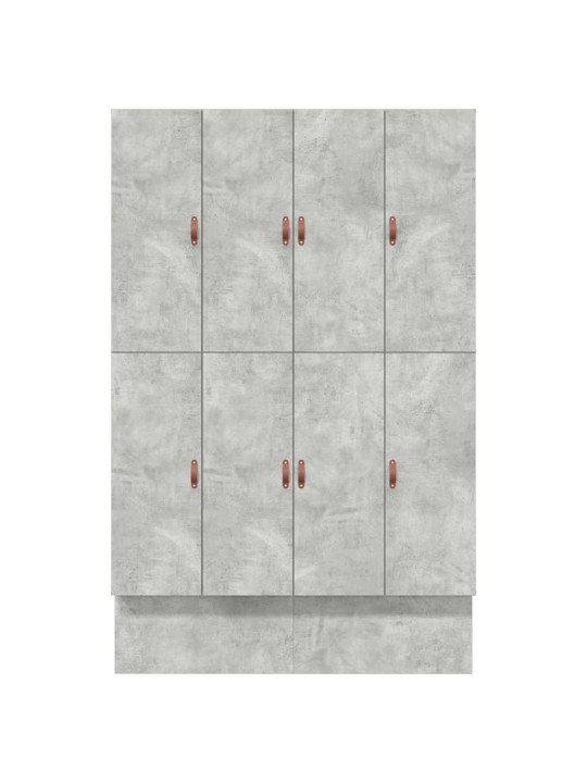 Voodi hoiukohaga raam sahtliga betoonhall 236.5 x 140 x 31.5 cm