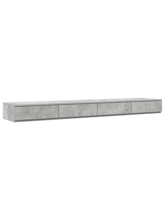 Voodi hoiukohaga raam sahtliga betoonhall 236.5 x 180 x 31.5 cm
