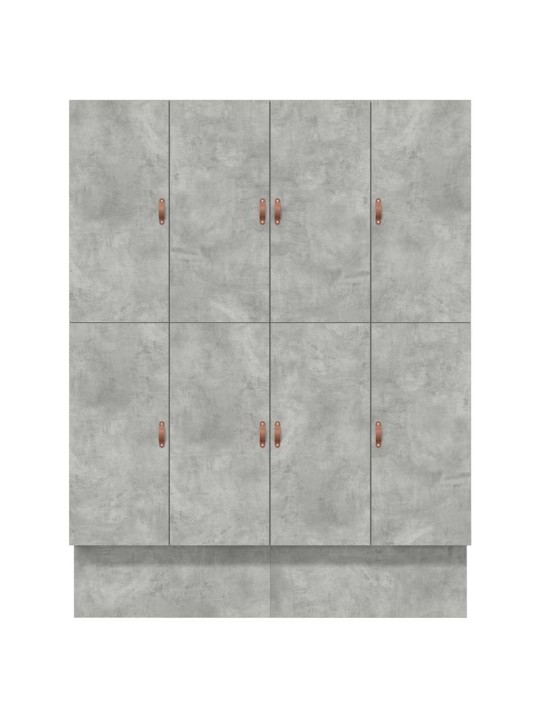 Voodi hoiukohaga raam sahtliga betoonhall 236.5 x 180 x 31.5 cm