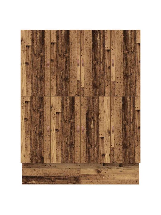 Voodi hoiukohaga raam vana puit 236.5 x 180 x 31.5 cm tehispuit