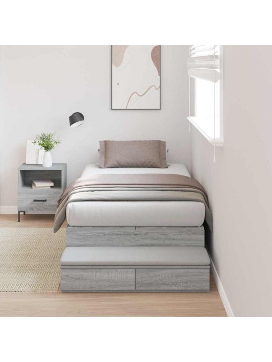 Voodi hoiukohaga raam sahtliga hall sonoma 226.5 x 90 x 31.5 cm