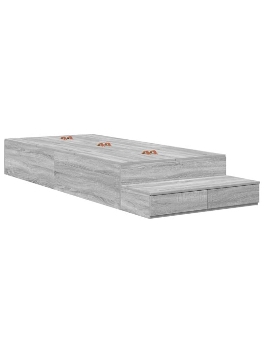 Voodi hoiukohaga raam sahtliga hall sonoma 226.5 x 90 x 31.5 cm