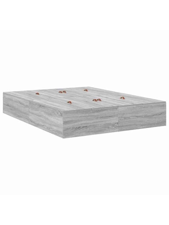 Voodi hoiukohaga raam uksega hall sonoma 226.5 x 135 x 31.5 cm