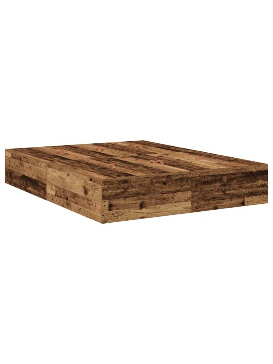 Voodi hoiukohaga raam vana puit 226.5 x 135 x 31.5 cm tehispuit