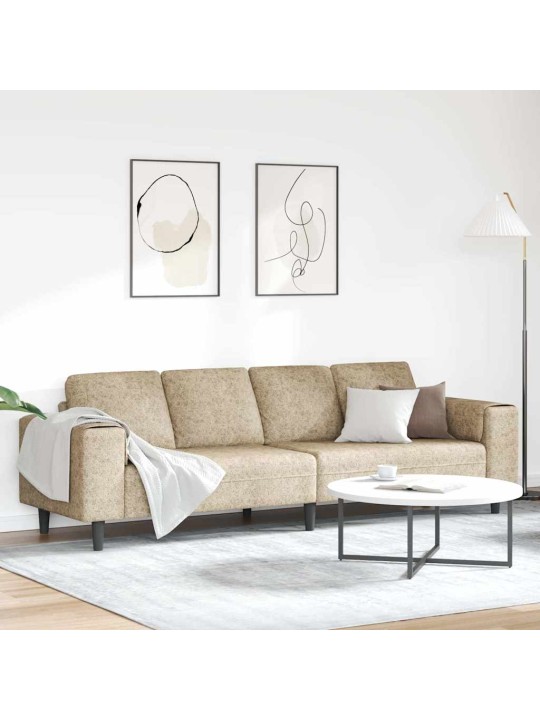 Diivanikomplekt helehall tehisnaha suede