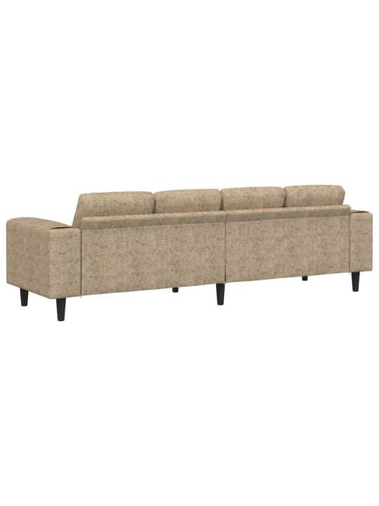 Diivanikomplekt helehall tehisnaha suede