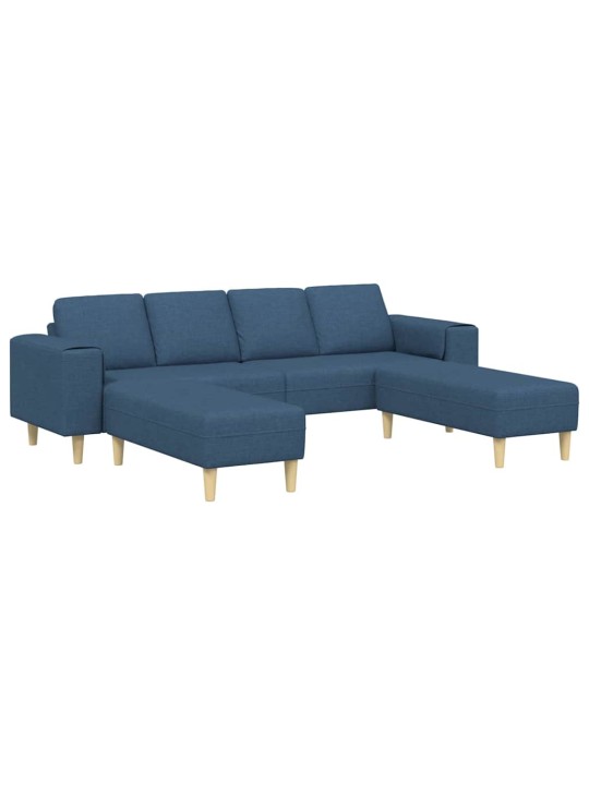 Diivanikomplekt 3 tk sinine kangas