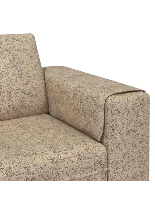 Diivanikomplekt 3 tk helehall tehisnaha suede