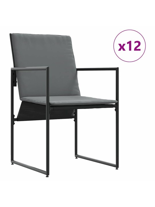 Aia söögilaudade komplekt 13 tk must teras