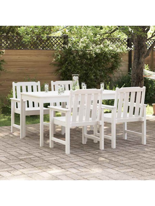 Aia söögitool 4 tk valge 65.5 x 55.5 x 88cm plastmass
