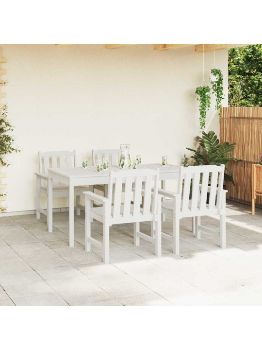 Aia söögitool 4 tk valge 65.5 x 55.5 x 88cm plastmass