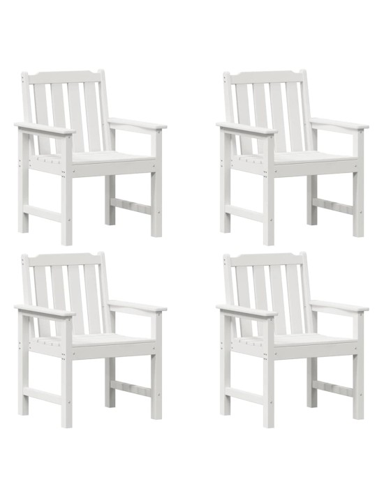 Aia söögitool 4 tk valge 65.5 x 55.5 x 88cm plastmass
