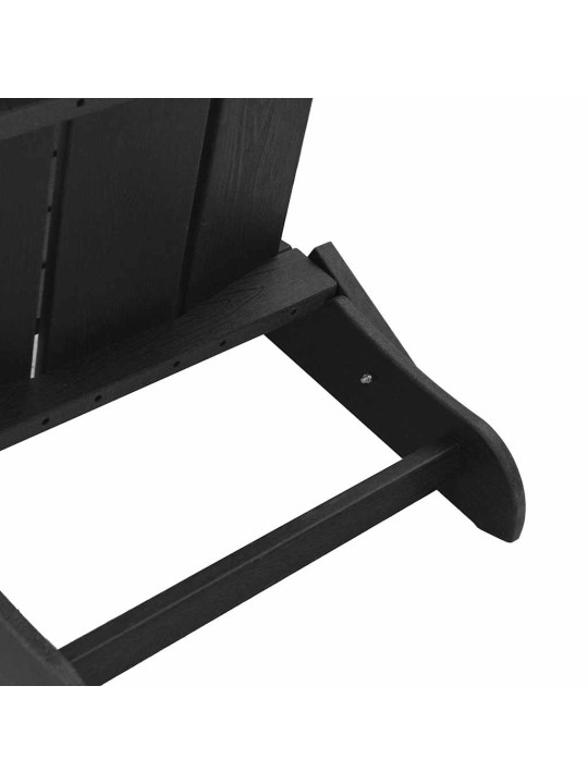 Aia lõõgastusmööbel 2 tk must 74.5 x 80.5 x 90cm plastmass