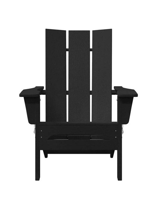 Aia lõõgastusmööbel 2 tk must 74.5 x 80.5 x 90cm plastmass