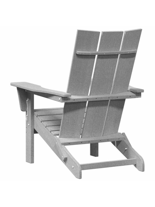 Aia lõõgastusmööbel 2 tk helehall 74.5 x 80.5 x 90cm plastmass