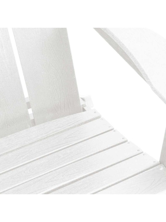 Aia lõõgastusmööbel 3 tk valge 38 x 38 x 46cm plastmass