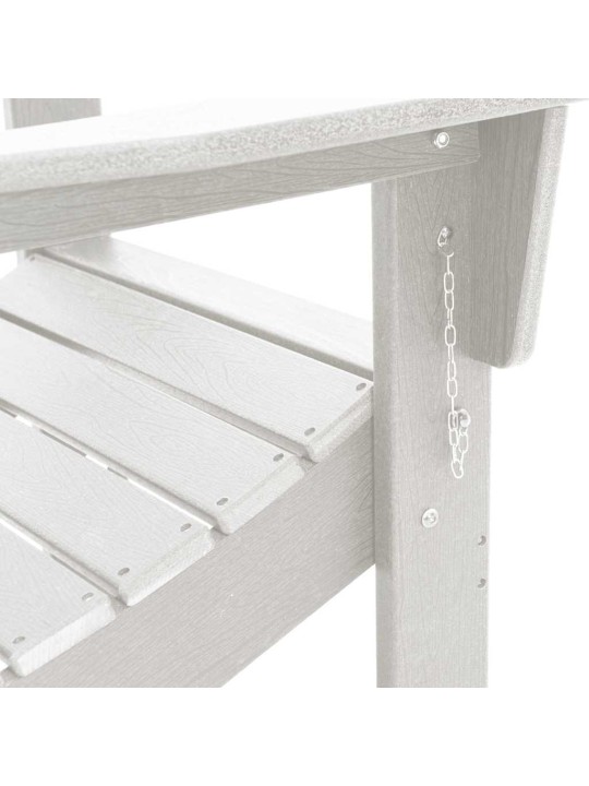 Aia lõõgastusmööbel 3 tk valge 38 x 38 x 46cm plastmass