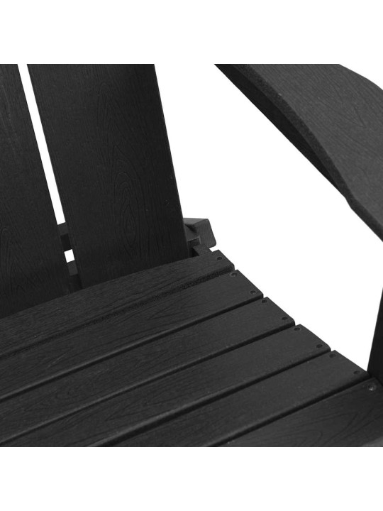 Aia lõõgastusmööbel 3 tk must 38 x 38 x 46cm plastmass