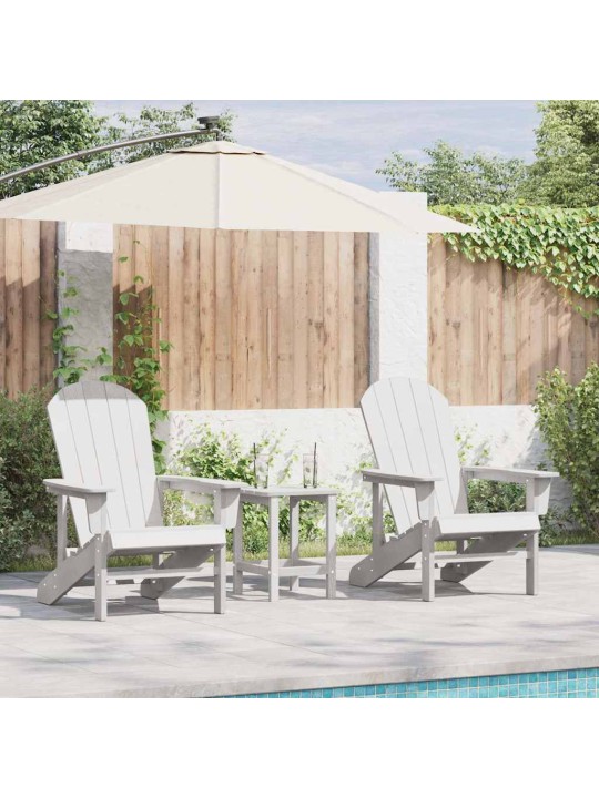 Aia lõõgastusmööbel 2 tk valge 74 x 82 x 90cm polyethylene