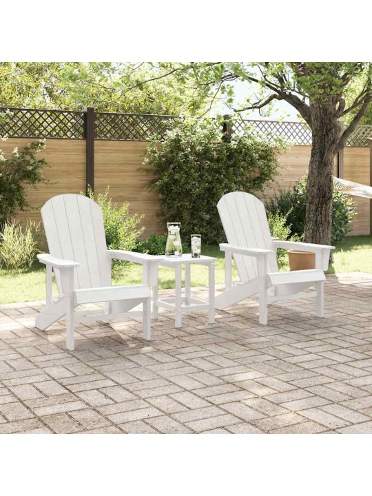 Aia lõõgastusmööbel 2 tk valge 74 x 82 x 90cm polyethylene